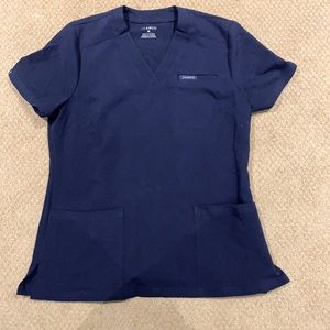Jaanuu navy scrub top medium